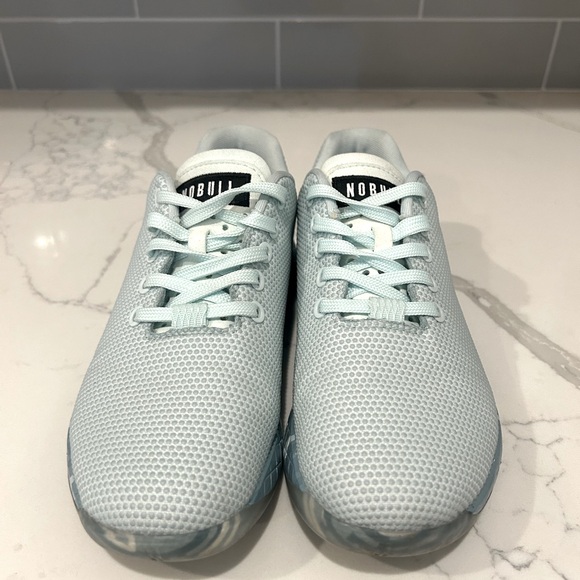 NOBULL SuperFabric Crossfit Trainer Shoes Sneakers Light Blue Women's US 7 - Picture 6 of 9